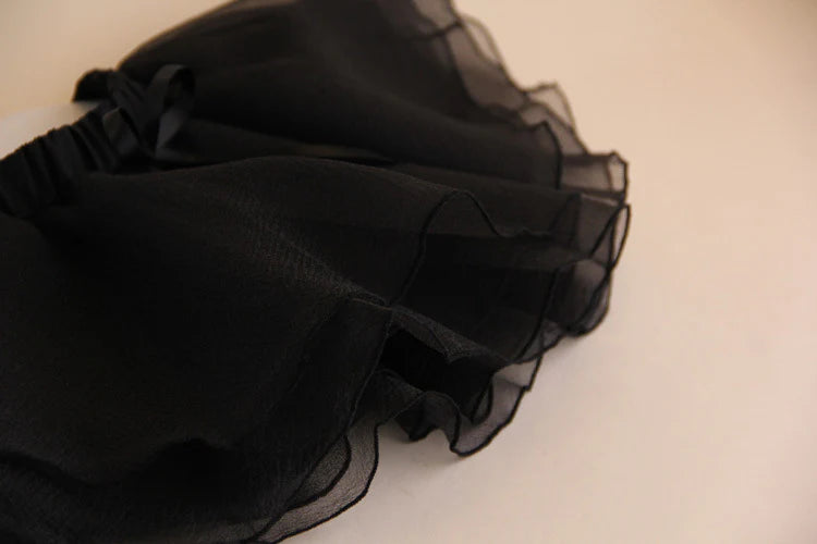 Midnight Bloom Tulle Skirt
