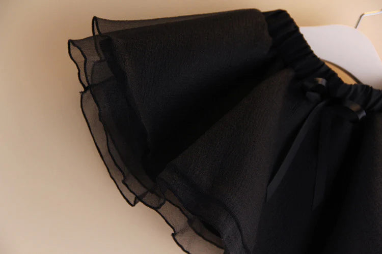 Midnight Bloom Tulle Skirt