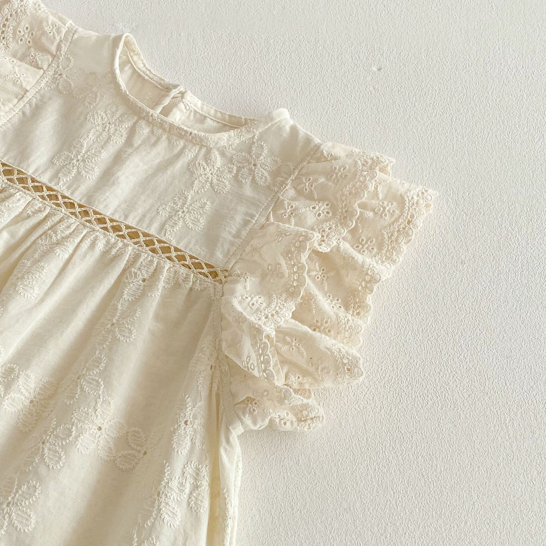 Daisy Eyelit Lace Dress