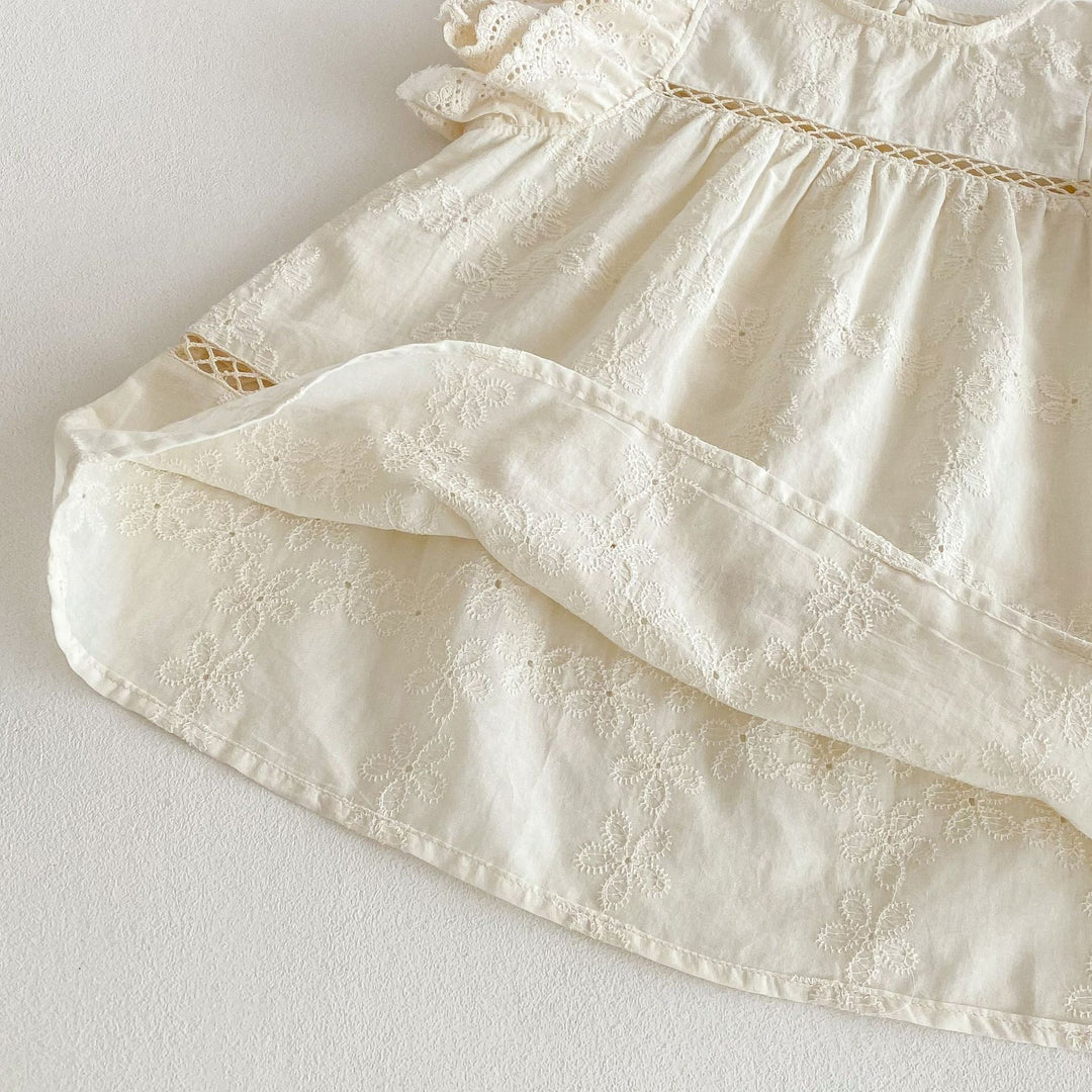 Daisy Eyelit Lace Dress