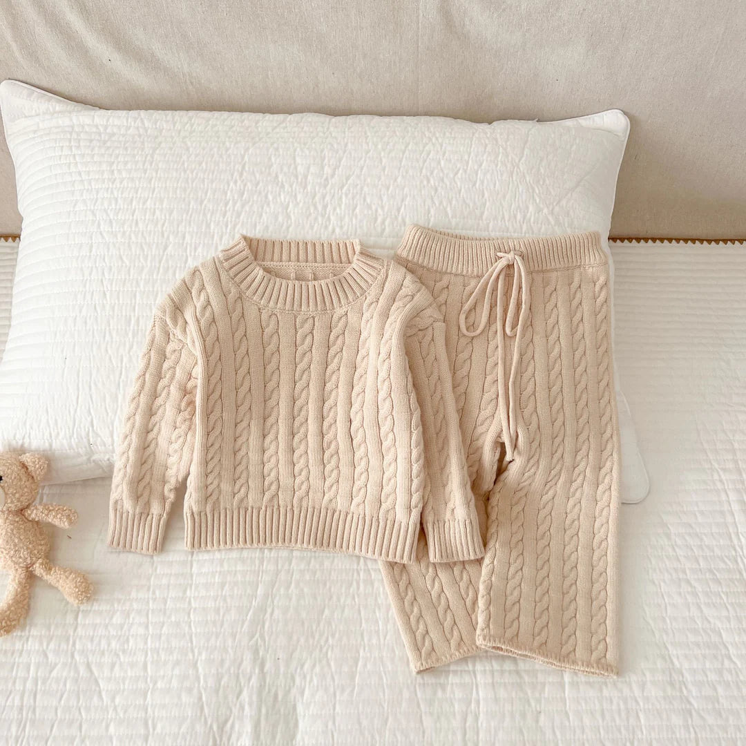 Ivory Hearth Sweater Set