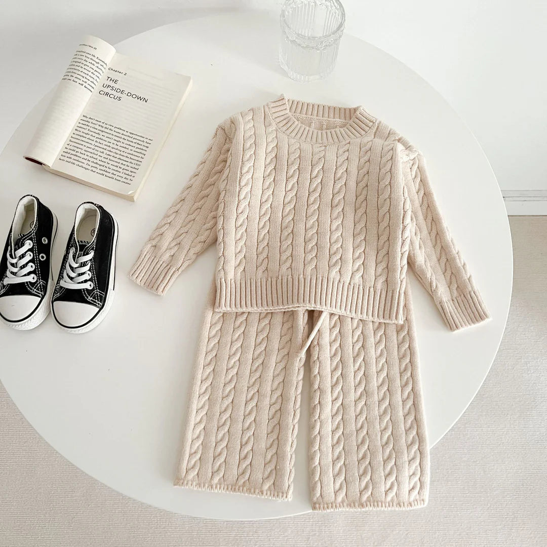 Ivory Hearth Sweater Set