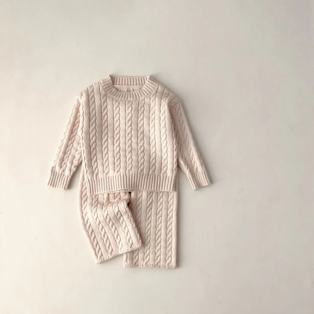 Ivory Hearth Sweater Set