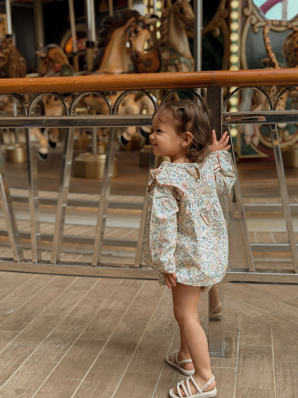 Darling Floral Ruffle Set