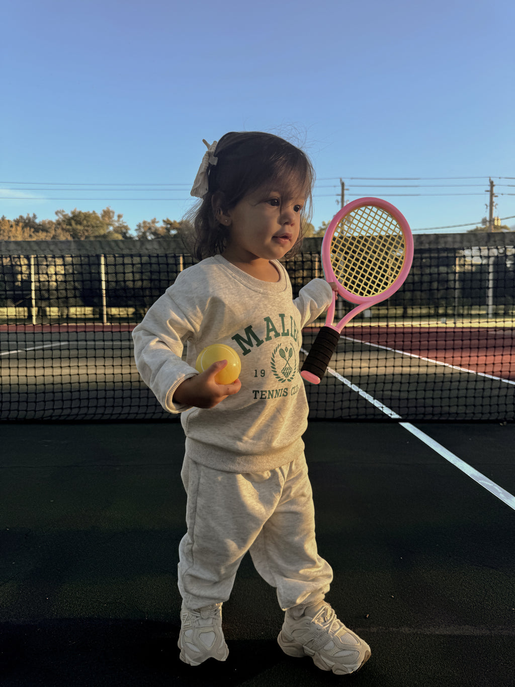 Courtside Latte Sweater Set